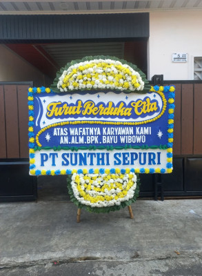 Papan Bunga Duka di Ix Korong